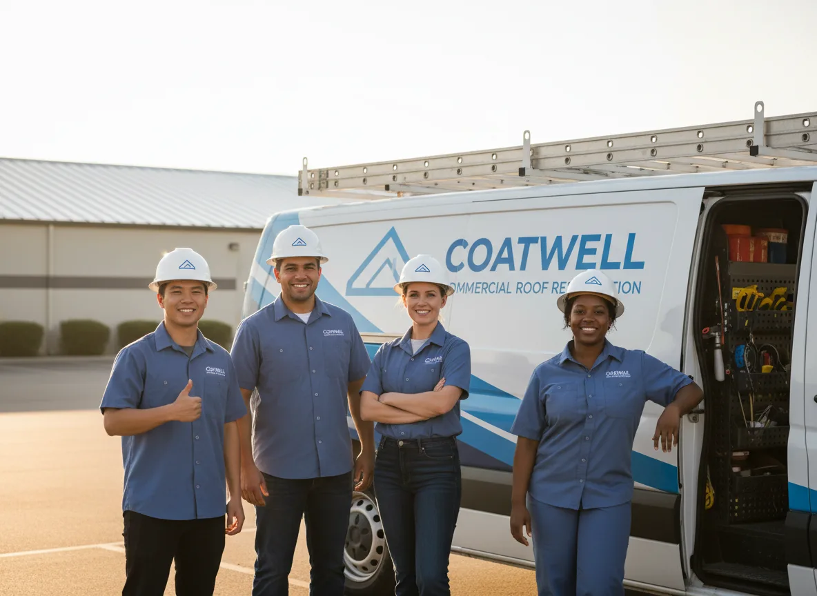Commercial roof coating company in Strum, WI